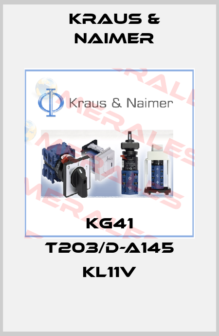 KG41 T203/D-A145 KL11V Kraus & Naimer