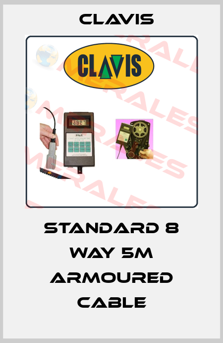 Standard 8 way 5M armoured cable Clavis