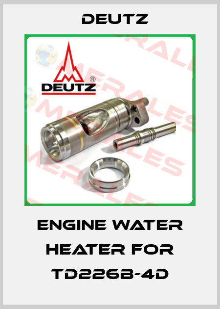 engine water heater for TD226B-4D Deutz