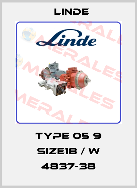 Type 05 9 size18 / W 4837-38 Linde
