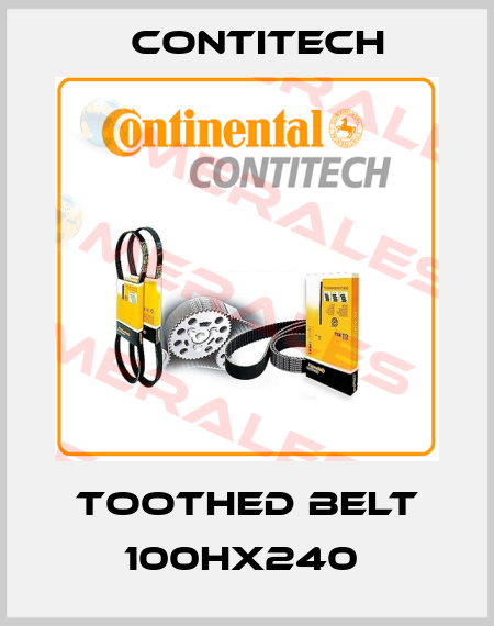 Toothed belt 100Hx240  Contitech