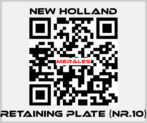 Retaining plate (Nr.10) New Holland