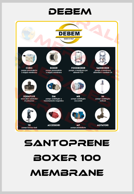 SANTOPRENE BOXER 100 MEMBRANE Debem