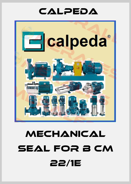 mechanical seal for B CM 22/1E Calpeda