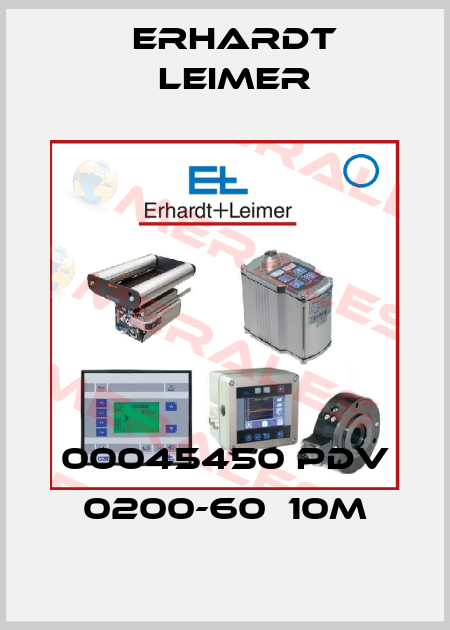 00045450 PDV 0200-60　10m Erhardt Leimer