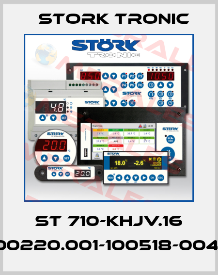 ST 710-KHJV.16 900220.001-100518-00431 Stork tronic