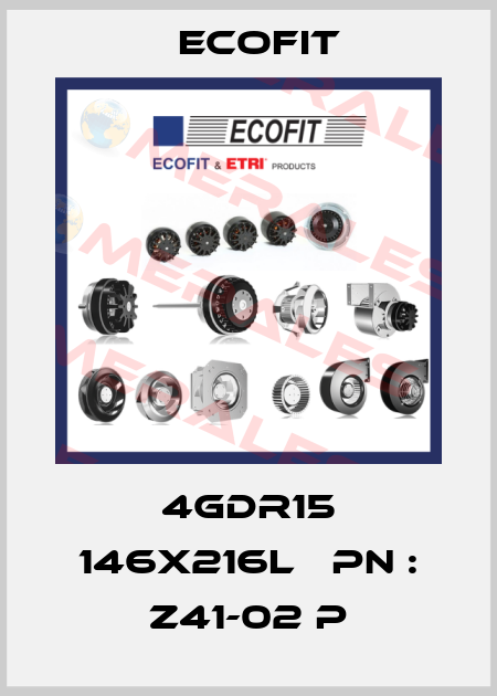 4GDR15 146x216L   PN : Z41-02 p Ecofit