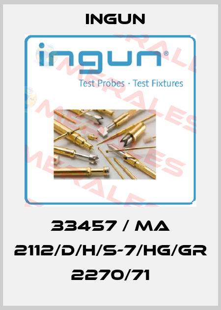 33457 / MA 2112/D/H/S-7/HG/GR 2270/71 Ingun