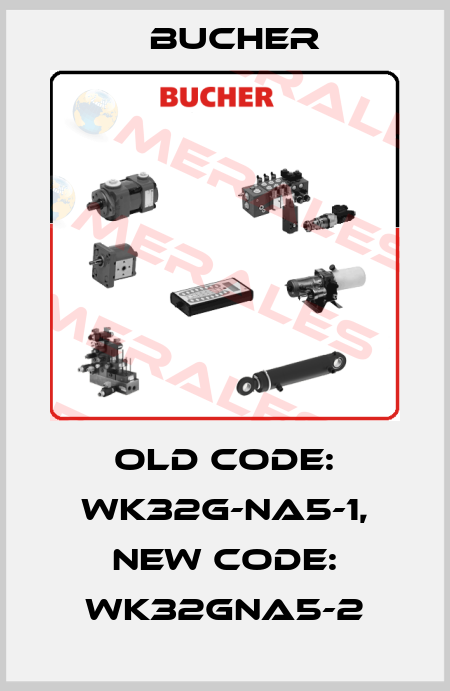 old code: WK32G-NA5-1, new code: WK32GNA5-2 Bucher