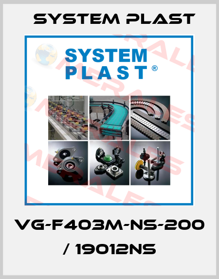 VG-F403M-NS-200 / 19012NS System Plast