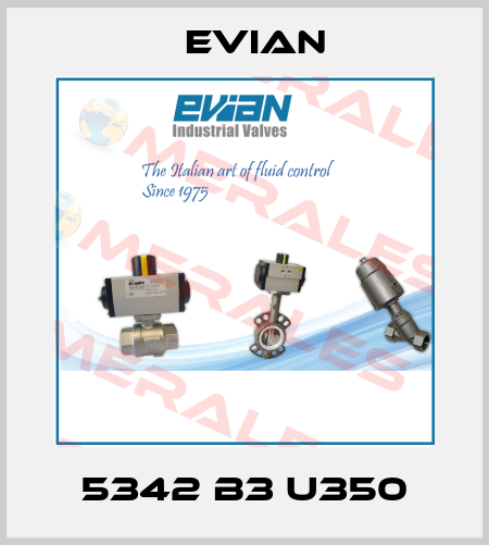 5342 B3 U350 Evian