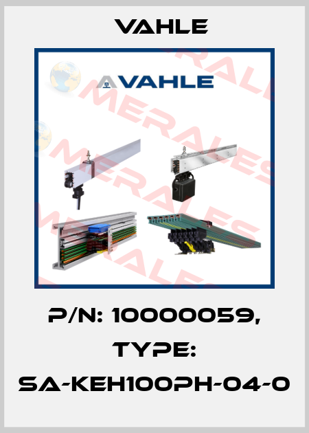 P/n: 10000059, Type: SA-KEH100PH-04-0 Vahle