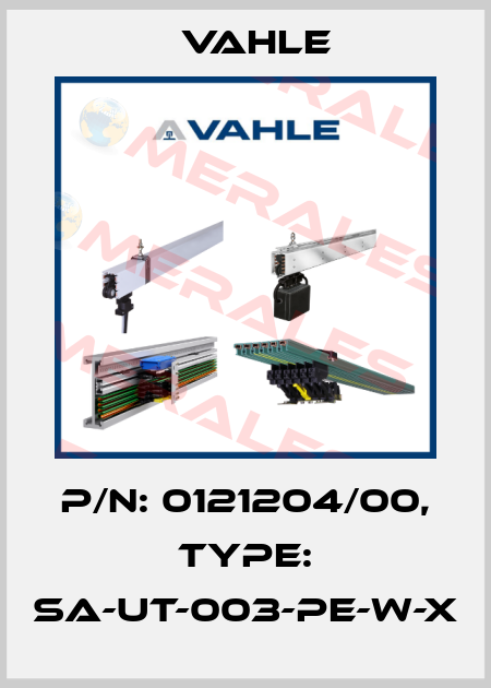 P/n: 0121204/00, Type: SA-UT-003-PE-W-X Vahle