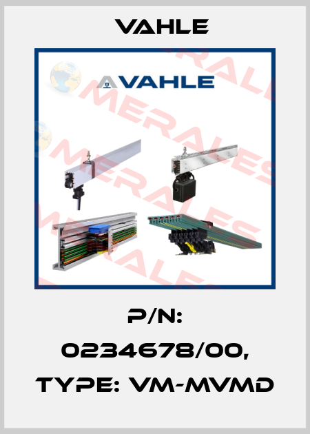 P/n: 0234678/00, Type: VM-MVMD Vahle