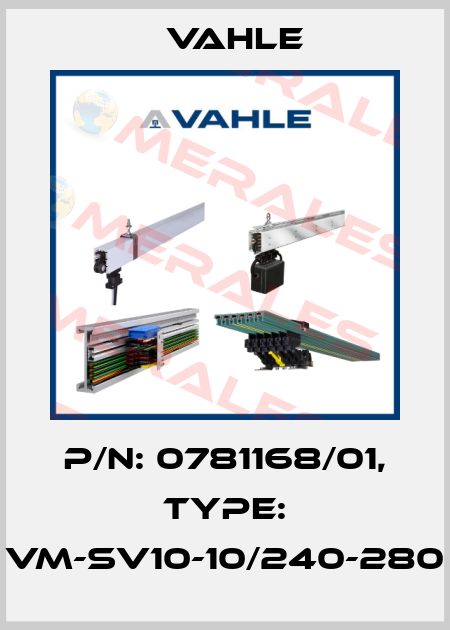 P/n: 0781168/01, Type: VM-SV10-10/240-280 Vahle