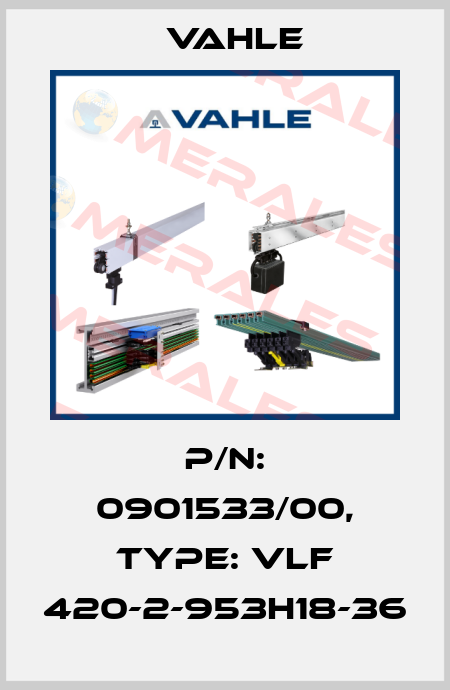 P/n: 0901533/00, Type: VLF 420-2-953H18-36 Vahle