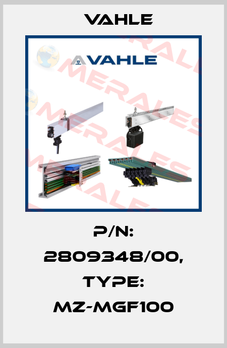 P/n: 2809348/00, Type: MZ-MGF100 Vahle