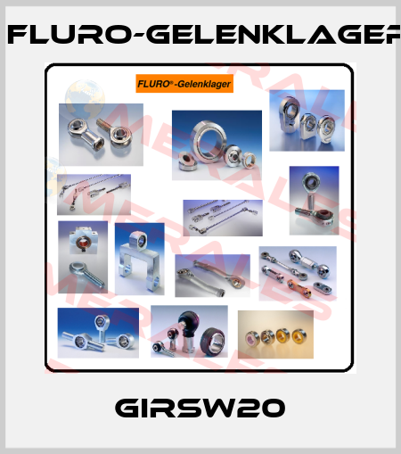 GIRSW20 FLURO-Gelenklager