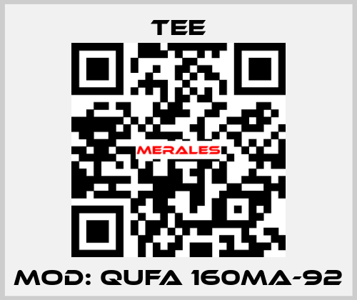 Mod: QUFA 160MA-92 TEE