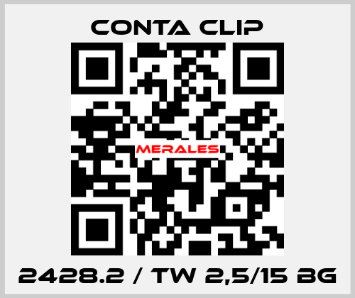 2428.2 / TW 2,5/15 BG Conta Clip