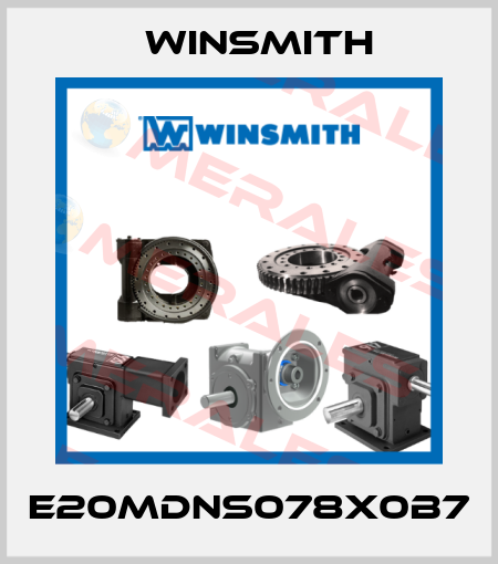 E20MDNS078X0B7 Winsmith
