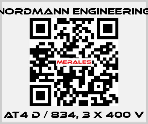 AT4 D / 834, 3 x 400 V NORDMANN ENGINEERING
