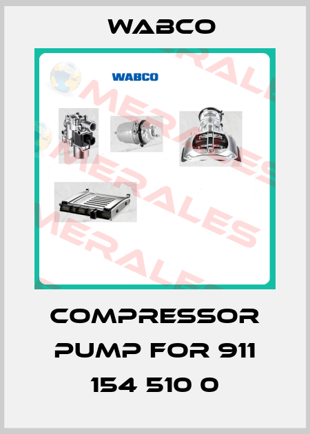 compressor pump for 911 154 510 0 Wabco