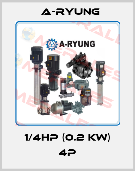1/4HP (0.2 KW) 4P A-Ryung