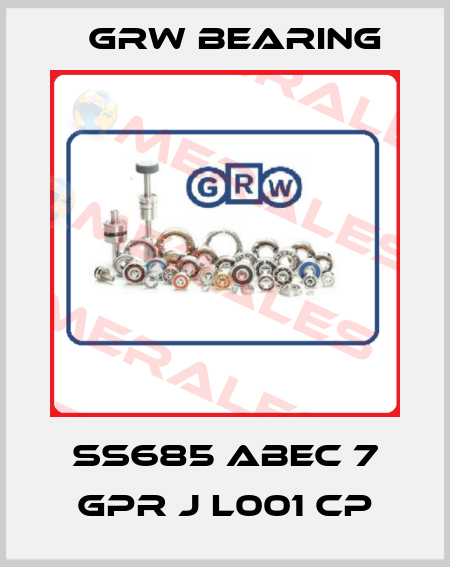 SS685 ABEC 7 GPR J L001 CP GRW Bearing