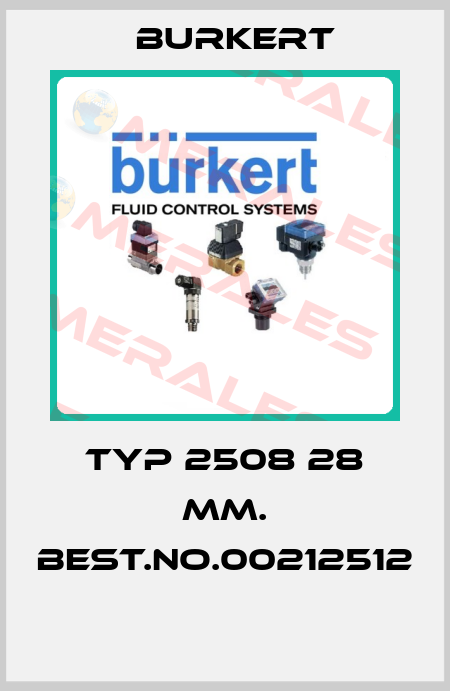 TYP 2508 28 MM. BEST.NO.00212512  Burkert