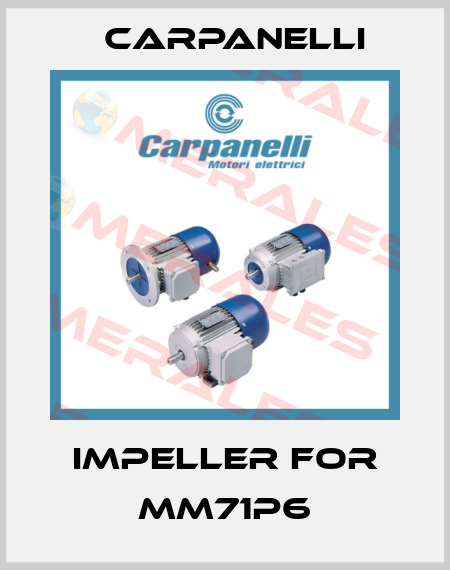 impeller for MM71P6 Carpanelli