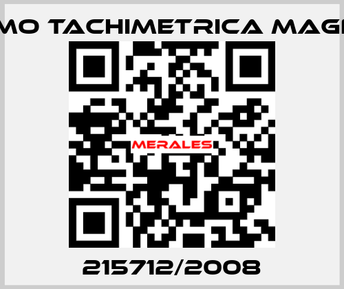 215712/2008 Dinamo Tachimetrica Magnetic