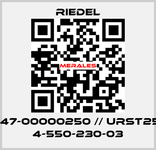 0147-00000250 // URST250 4-550-230-03 Riedel