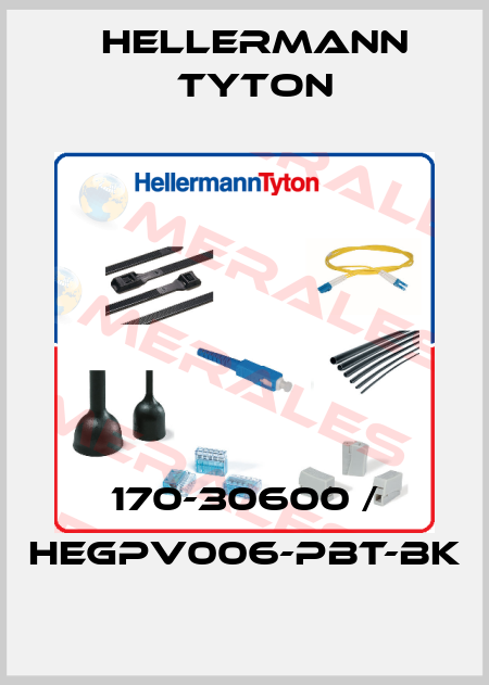 170-30600 / HEGPV006-PBT-BK Hellermann Tyton