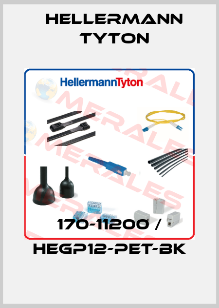 170-11200 / HEGP12-PET-BK Hellermann Tyton