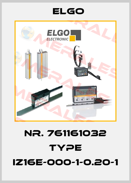 Nr. 761161032 Type IZ16E-000-1-0.20-1 Elgo