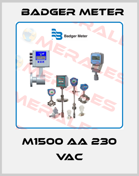 M1500 AA 230 VAC Badger Meter