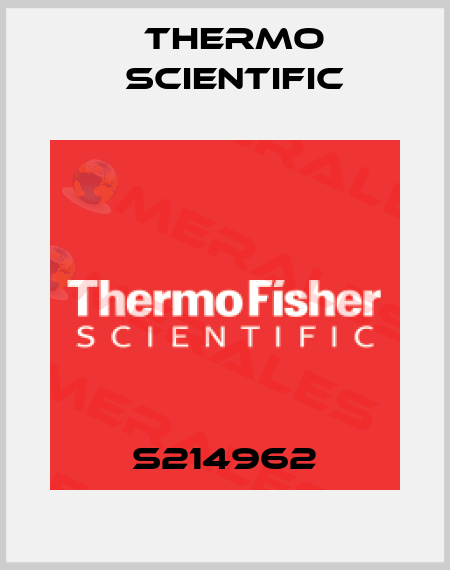 S214962 Thermo Scientific