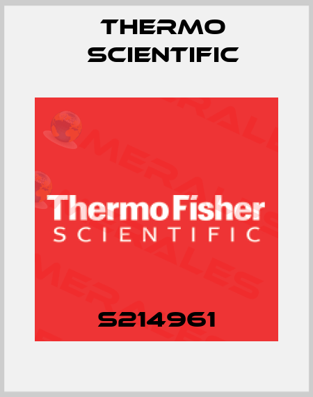 S214961 Thermo Scientific