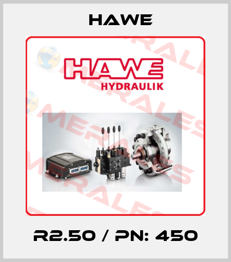 R2.50 / PN: 450 Hawe