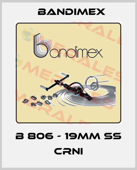 B 806 - 19mm ss crni Bandimex