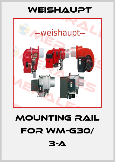 Mounting rail for WM-G30/ 3-A Weishaupt