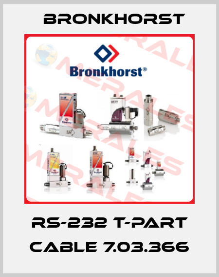RS-232 T-PART CABLE 7.03.366 Bronkhorst