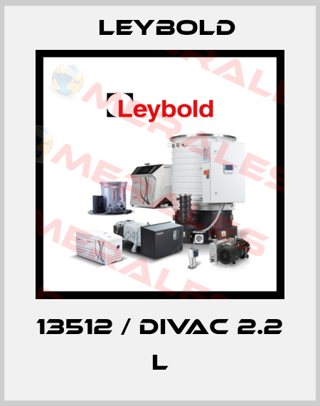 13512 / DIVAC 2.2 L Leybold