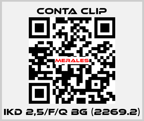 IKD 2,5/F/Q BG (2269.2) Conta Clip