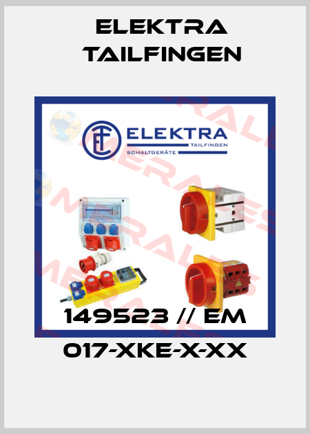 149523 // EM 017-XKE-X-XX Elektra Tailfingen