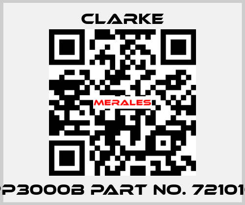 CPP3000B PART No. 7210102 Clarke
