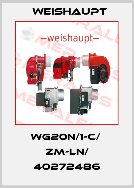 WG20N/1-C/  ZM-LN/ 40272486 Weishaupt