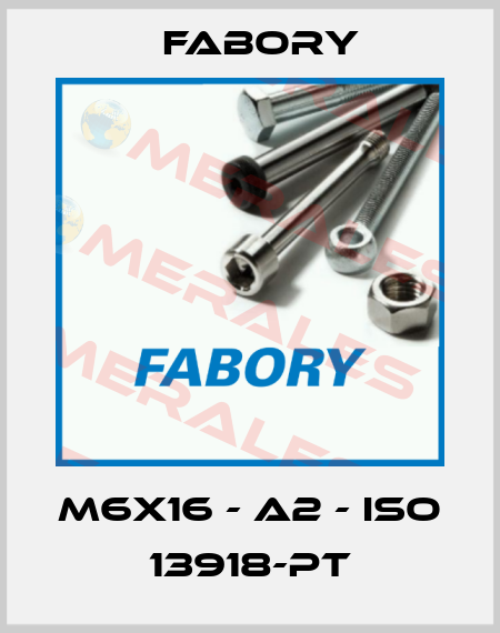 M6x16 - A2 - ISO 13918-PT Fabory