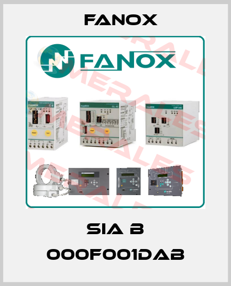 SIA B 000F001DAB Fanox